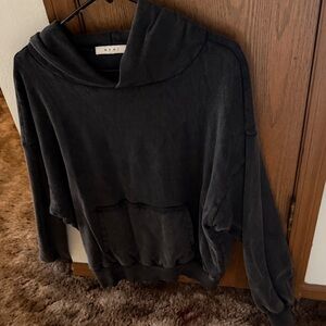 MNML Charcoal Cowl Neck Sweater